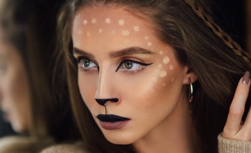 These 9 Halloween Makeup Looks Are SO Easy It's SCARY  Halloween makeup  easy, Deer costume, Deer halloween makeup